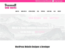 Tablet Screenshot of bracewellwebworks.com